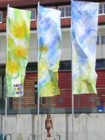 Fahnen "Jubiläum Kunstschule Schönaich"